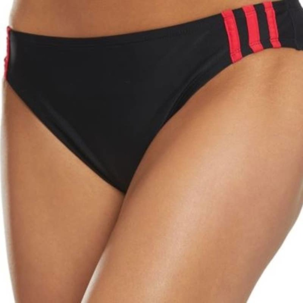 Adidas Bikini Bottoms Red and Black - Picture 3 of 4